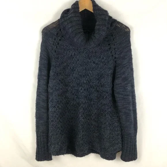 Navy Blue Open Weave Sweater from Sanctuary - Picture 7 of 8